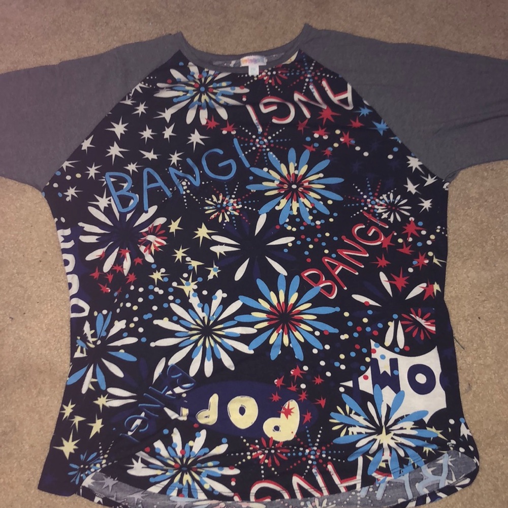 LuLaRoe 4th of July longsleeve